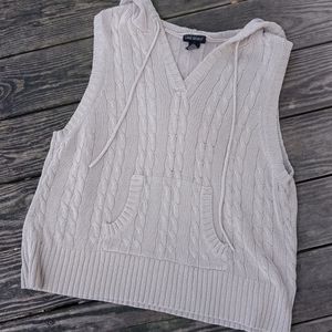 Lane Bryant hooded Sweater Vest 22/24